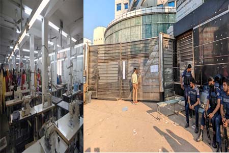 পোশাক শ্রমিকদের চলমান আন্দোলনে অনির্দিষ্টকালের জন্য বন্ধ ১৩০টি কারখানা
