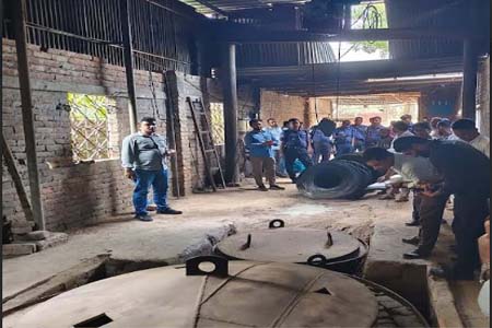 অবৈধ গ্যাস সংযোগ বিচ্ছিন্নে অভিযান