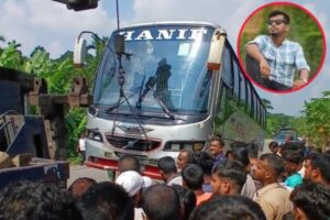 গৌরনদীতে যাত্রীবাহী বাসের চাপায় কাতার প্রবাসী নিহত