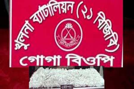 গোগা সীমান্ত থেকে ২৮ কেজি রুপা জব্দ