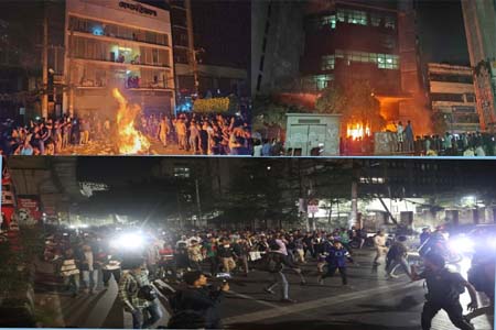 ওসমান হাদির মৃত্যুর খবরে উত্তাল দেশ