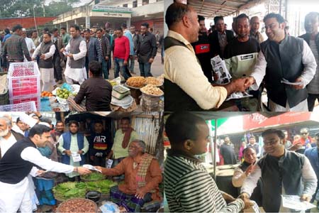 বরিশাল-১ আসন নৌকার প্রার্থীর পক্ষে অব্যাহত প্রচারণায় নজির সৃষ্টি করেছেন পুত্র