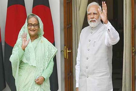 ভারত ও বাংলাদেশের প্রধানমন্ত্রীর বৈঠক