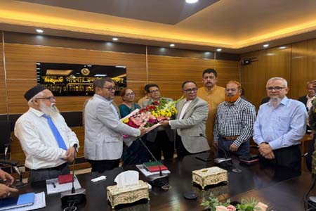 স্বাস্থ্য সচিব সাইদুর রহমানের সম্মানে