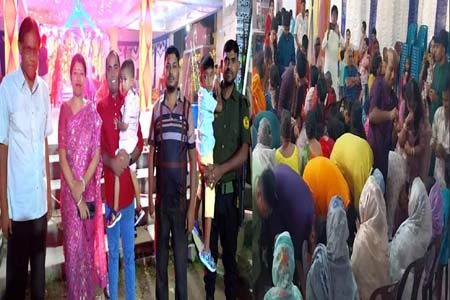 শারদীয় দুর্গোৎসব ও মার্তৃপূজায় ইউএনও