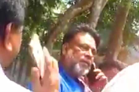এএসআই দিবাকরকে ধর্ম তুলে গালাগাল করলেন উপজেলা চেয়ারম্যান