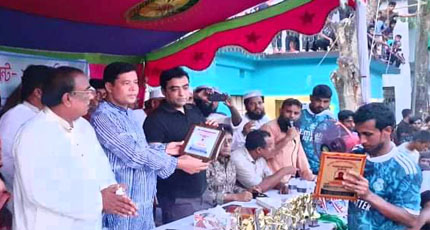 সালথায় ইমরান তালুকদার গোল্ডকাপ ফুটবল টুণামেন্টের ফাইনাল অনুষ্ঠিত