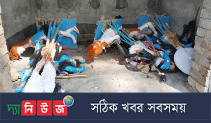 আসন্ন কালী পূজার দু’দিন আগে দুইটি গ্রামে ৫টি মন্দিরের প্রতিমা ভাঙ্গচুর