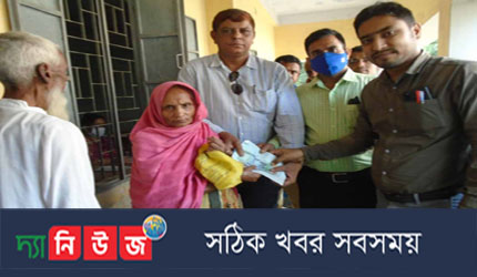 ডুমাইন ইউনিয়নে বয়স্ক, প্রতিবন্ধী এবং বিধবা ভাতা প্রদান