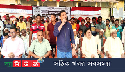 সালথার বল্লভদি ইউনিয়নে নৌকার নির্বাচনী পথসভা