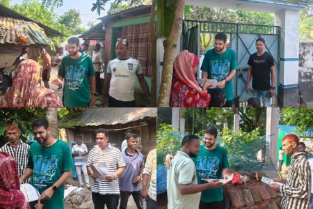 কাগজপুকুর-কাগমারিতে ইমদাদুল হক ইমদাদের গণসংযোগ, উন্নয়নের আশ্বাস