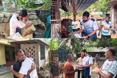 বেনাপোলের কাগজপুকুর-কাগমারিতে ইমদাদুল হক ইমদাদের গণসংযোগ শুরু