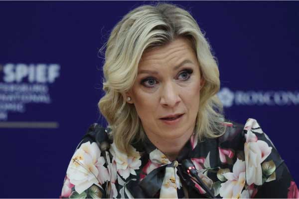 ইউক্রেন যুদ্ধে পশ্চিমা দেশগুলো নিজেরাই নিজেদের ক্ষতি করেছে : মারিয়া জাখারোভা