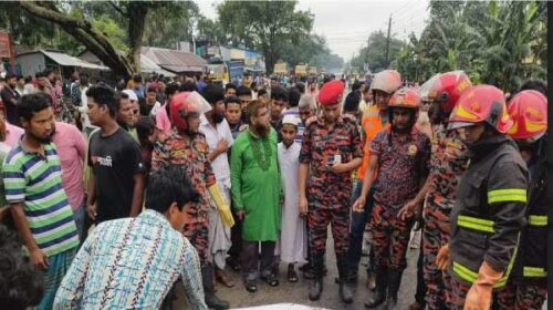 পঞ্চগড়ে সড়ক দুর্ঘটনায় মোটরসাইকেল আরোহীর মৃত্যু