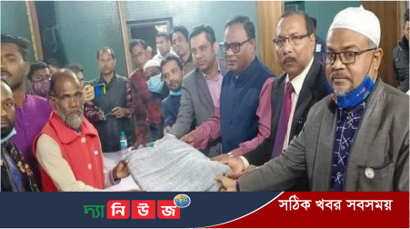 পঞ্চগড়ের বোদায় শীতার্তদের মাঝে ৫শত কম্বল ও মাস্ক বিতরণ