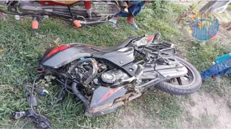 কালীগঞ্জে শ্যালো ইঞ্জিনচালিত আলমসাধুর সঙ্গে মোটরসাইকেল সংঘর্ষে নিহত ১