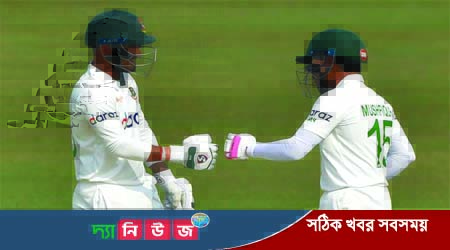 ৩য় ‍দিন শেষে ৭৩ রান লিড নিলো বাংলাদেশ