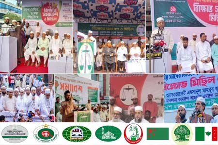 রাজনৈতিক দলের বিক্ষোভ সমাবেশ ও মিছিল