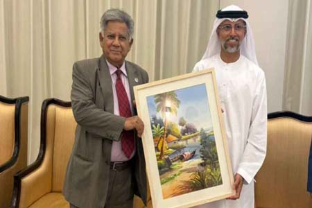  উপদেষ্টা ও ইউএই’র জ্বালানি ও অবকাঠামো মন্ত্রীর বৈঠক