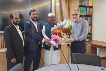 জামায়াত নেতাদের সঙ্গে তুরস্কের হুদা পার্টির ভাইস চেয়ারম্যানের সাক্ষাৎ
