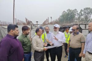 উন্নয়ন কাজের অগ্রগতি পরিদর্শনে যমুনা সেতু ও সাসেক-২ প্রকল্পে সেতু সচিব