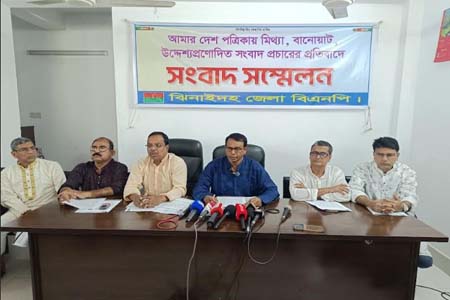 জেলা বিএনপি সংবাদ সম্মেলন