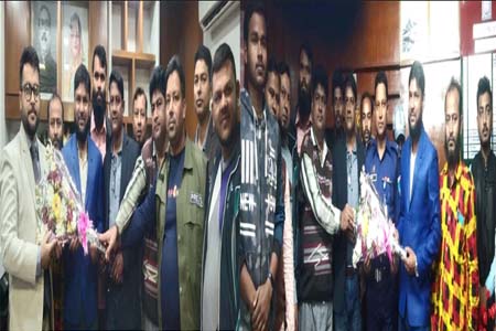 নবাগত ইউএনও-ওসি’র সাথে ঝিকরগাছা রিপোর্টার্স ক্লাবের শুভেচ্ছা ও মতবিনিময়