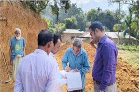 অনুমতি ছাড়া টিলা কাটায় ৫০ হাজার টাকা জরিমান