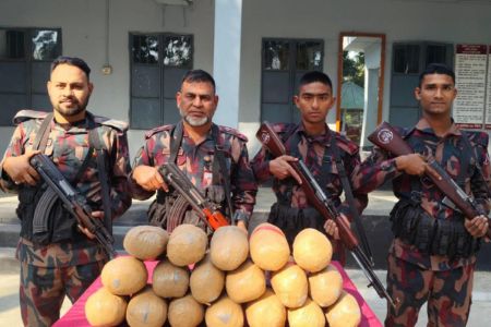 বেনাপোলে বিজিবির অভিযানে মাদকদ্রব্য ও চোরাচালান পণ্য আটক