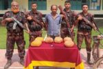 যশোর সিমান্ত এলাকায় বিজিবি অভিযানে মাদকদ্রব্য ও চোরাচালান পণ্যসহ আটক-১