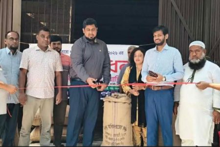 শার্শায় বোরো ধান-চাল সংগ্রহ কার্যক্রমের উদ্বোধন, ধান ক্রয়ের লক্ষ্যমাত্রা ২ হাজার ৫৪৪ মে.টন