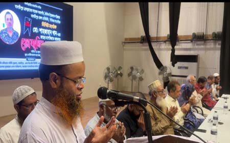 সাংবাদিক শাহজাহান খানের স্মরণে দোয়া