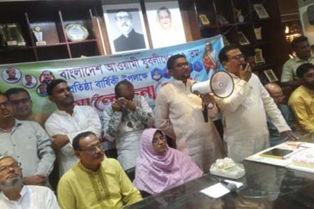 ঝিনাইদহ কালীগঞ্জে যুবলীগের ৫১ তম প্রতিষ্ঠা বার্ষিকী পালিত