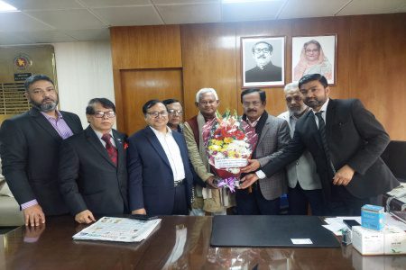 বস্ত্র ও পাট মন্ত্রীর সাথে শিপার্স কাউন্সিল অফ বাংলাদেশের সৌজন্য সাক্ষাৎ