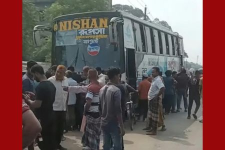 কালীগঞ্জে রুপসা পরিবহনের ধাক্কায় পৌর পরিদর্শক নিহত