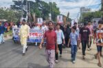 কালকিনিতে যুবক তাইজুল সরদার হত্যার বিচারের দাবীতে মানববন্ধন