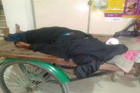 কালকিনিতে ভ্যান ও অটোর মুখোমুখি