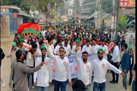 কালকিনিতে ছাত্রদলের ৪৬ তম প্রতিষ্ঠাবার্ষিকী পালিত