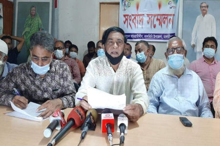 মাদারীপুরের কালকিনি উপজেলা আওয়ামী লীগের সভাপতির বিরুদ্ধে সাধারণ সম্পাদকের সংবাদ সম্মেলন