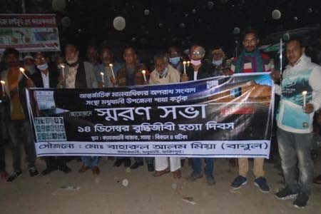 কামারখালীতে শহীদ বুদ্ধিজীবী হত্যা দিবসে স্বরন সভা