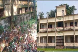 শতবর্ষি কপিলমুনি সহচরী বিদ্যামন্দিরে ছয় মাস ধরে বন্ধ শ্রেণিকক্ষে পাঠদান
