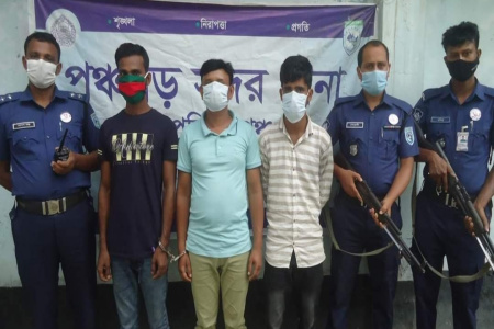 পঞ্চগড়রে নারী অপহরণের দায়ে তিন অপহরণকারী আটক