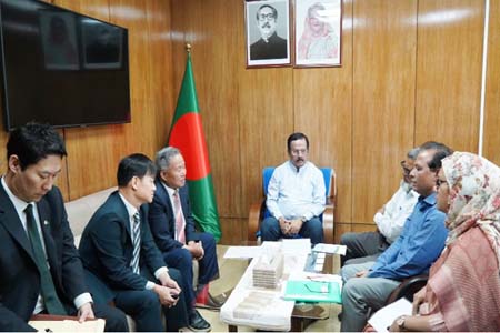 দেশে কোরিয়ান বিনিয়োগ বৃদ্ধির আহ্বান জানিয়েছেন বস্ত্র ও পাট মন্ত্রীর
