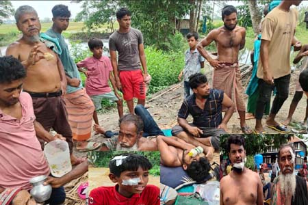 দুই গ্রুপের সংঘর্ষ