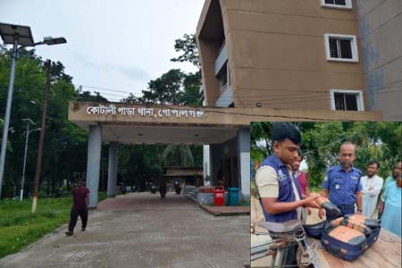 গাঁজাসহ ভ্যানচালক আটক