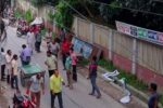 কয়রা সাংবাদিক ফোরামের কার্যালয়ে হামলা, ব্যানারে অগ্নিসংযোগ