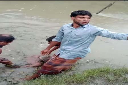 জাল পেতে উদ্ধার হলো বৃদ্ধের লাশ