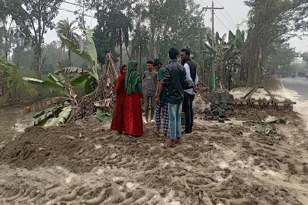 জোরপুর্বক জমি দখলে