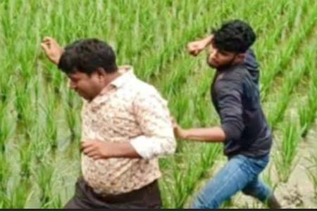 কর্মচারীকে গণপিটুনি