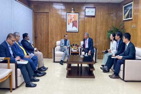 স্থানীয় সরকারমন্ত্রীর সঙ্গে দক্ষিণ কোরিয়ার রাষ্ট্রদূতের বৈঠক